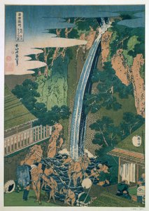Cascade de Roben, Oyama, Japon, 1827
