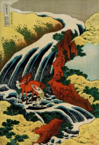 La Cascade de Yoshino - Katsushika Hokusai