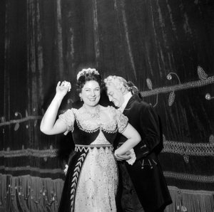 Renata Tebaldi et Tito Gobbi à la Scala, Milan - Alec Hunter