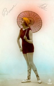 Femmes en maillots de bain, vers début 1900 (carte postale) - Alec Hunter