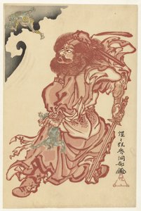 Shoki, le tourmenteur de démons - Kawanabe Kyosai