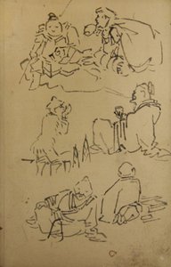 Croquis de figures légendaires d