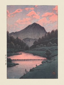 Hida Kamagadake (Mont Kamaga, Hida) (1933) - Kawase Hasui