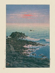 Matin au cap Inubō - Kawase Hasui