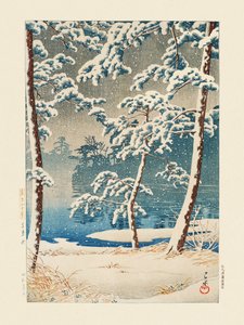 Senzokuike (Étang de Senzoku) (1928) - Kawase Hasui