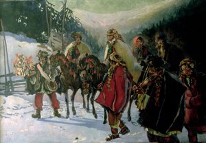 Mariage hucul, 1909 - Kazimierz Sichulski