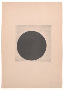 Cercle noir pour "Du cubisme et du futurisme au suprématisme : Un nouveau réalisme en peinture" - Kazimir Severinovich Malevich