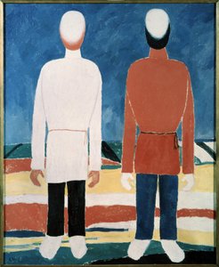 Deux figures masculines