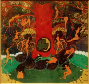 Arbre de vie et dryades - Kazimir Severinovich Malevich