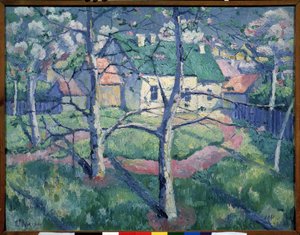 Les pommiers en fleurs