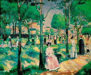 Sur le boulevard, 1903 - Kazimir Severinovich Malevich