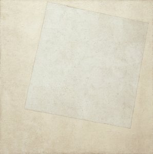 Composition suprématiste : Blanc sur Blanc