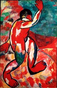 Le Baigneur Peinture de Kasimir Malevitch (1878-1935) 1910 Dim. 105x69 cm Amsterdam, Stedelijk Museum - Kazimir Severinovich Malevich