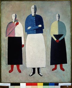 Trois femmes - Kazimir Severinovich Malevich