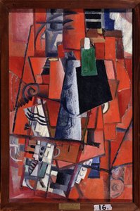 Une femme au piano - Kazimir Severinovich Malevich
