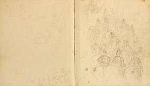 Carnet de croquis pour le 