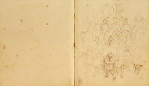 Carnet de croquis pour le 