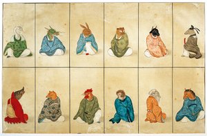 Hommes avec des têtes d