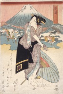 Station Hara (Hara No Eki) - Keisai (1790 1848) Eisen