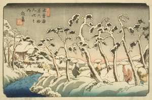 N° 15, Itahana (estampe sur bois en couleur) - Keisai Eisen