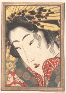 Geisha rejetée de « Passions refroidies par la neige du printemps » - Keisai Eisen