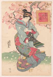 Beautés dans une tempête de printemps - Keisai Eisen