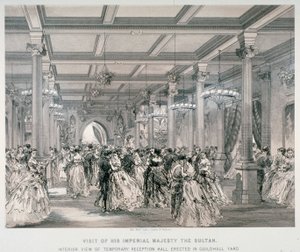 Réception pour le sultan de Turquie, Guildhall, City de Londres, 1867