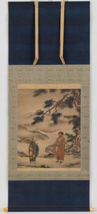Rencontre de Yun-men Wen-yen et Fa-yen Wen-i, période Muromachi