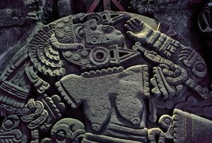 Amériques; archéologie; Mexique; Templo Mayor; Grand Temple des Aztèques; Coyolxauqui, 2010 (photo)
