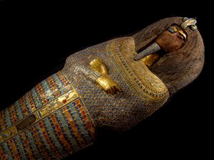 Cercueil du Pharaon Akhenaton, 18ème Dynastie; Nouvel Empire; Égypte; Musée Égyptien, 2009 (photo) - Kenneth Garrett