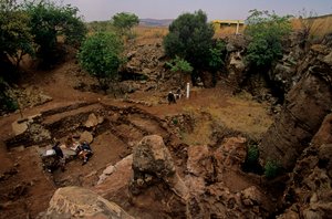 Site de Drimolean, près de Johannesburg, Afrique du Sud, hominidé de 2 millions d