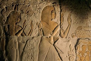 Égypte; Amarna; mm6741; Archéologie; 18e dynastie; Tombe de Maya, Saqqara, Nouveau Royaume, 2001 - Kenneth Garrett