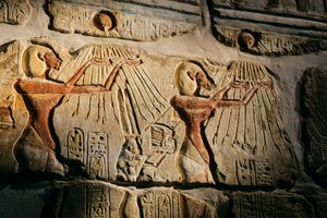 Égypte; Amarna; mm6741; Archéologie; artéfact; 18e dynastie; Akhenaton; Amenhotep IV - Kenneth Garrett