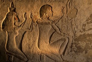 Égypte; Amarna; mm6741; Archéologie; artefact; 18e dynastie; Akhenaton; Amenhotep IV, 2001 (photo) - Kenneth Garrett