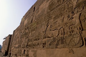 Égypte; mm6741; bataille de Qadesh, Ramsès II, temple de Karnak - Kenneth Garrett