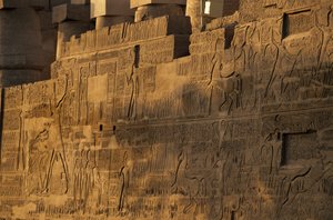 Temple de Karnak, bataille de Kadesh, mur nord, relief de Ramsès II, Hittites