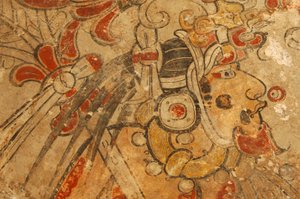 Maya; Murales Maya; San Bartolo; Guatemala; Dr. Bill Saturno, 2002 - Kenneth Garrett