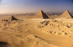Pyramides de Gizeh; Khafre; Khéops; Mykérinos, Gizeh; Égypte