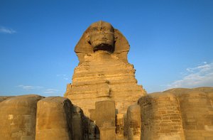 Le Sphinx ; Stèle du rêve, Gizeh ; Égypte