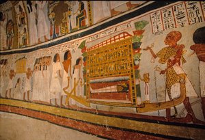 Tombe de Roy; cortège funèbre; 18e dynastie. Vallée des Nobles; Thèbes; Égypte; Nouvel Empire - Kenneth Garrett