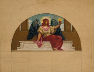 Esquisse pour la fresque murale du Oberlin College, "L