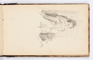 Page de carnet de croquis