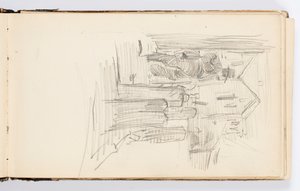 Page de carnet de croquis - Kenyon Cox