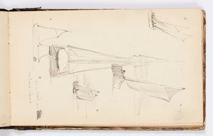 Page de carnet de croquis