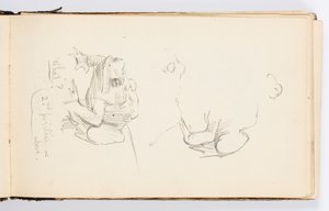Page de carnet de croquis - Kenyon Cox