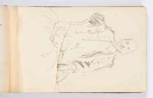 Page de carnet de croquis