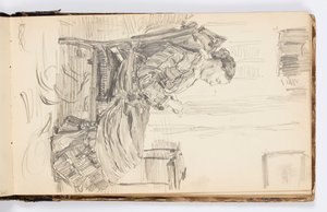 Page de carnet de croquis