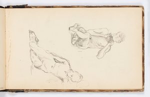 Page de carnet de croquis