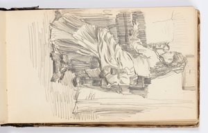 Page de carnet de croquis