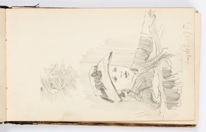 Page de carnet de croquis